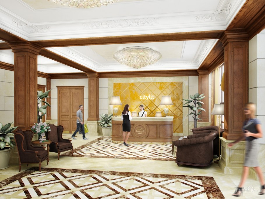 Общественные помещения в классическом стиле