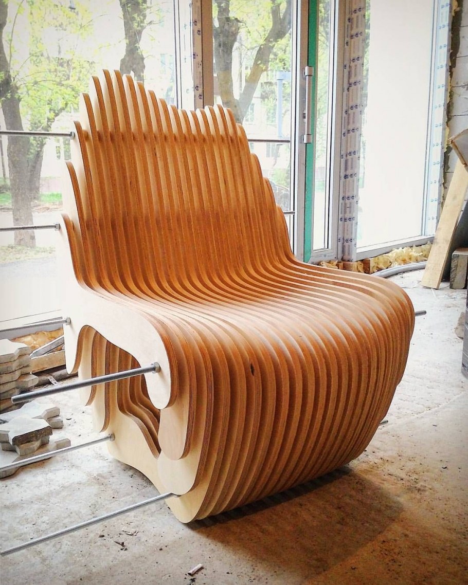 Кресло Параметрика из фанеры
