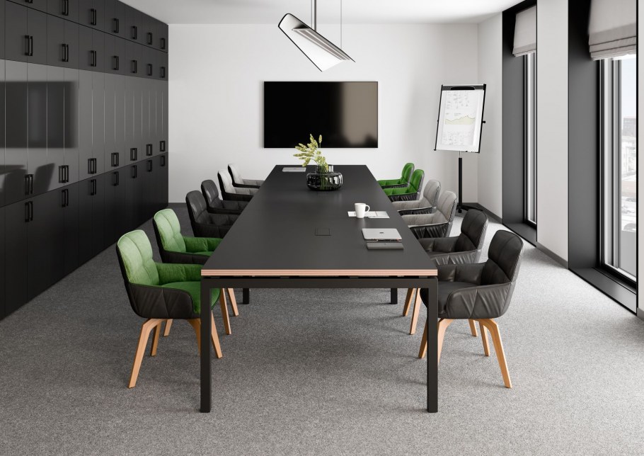 Дизайн маленьких кабинетов офиса в современном стиле