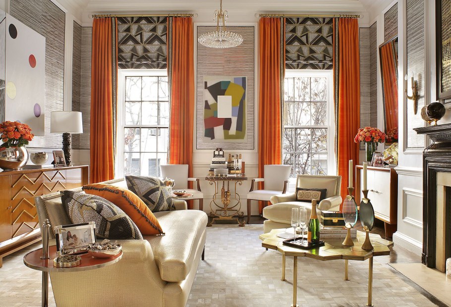 Шторы ар деко в интерьере