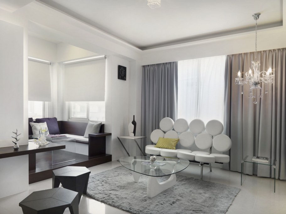 Ламбрекен в стиле арт деко