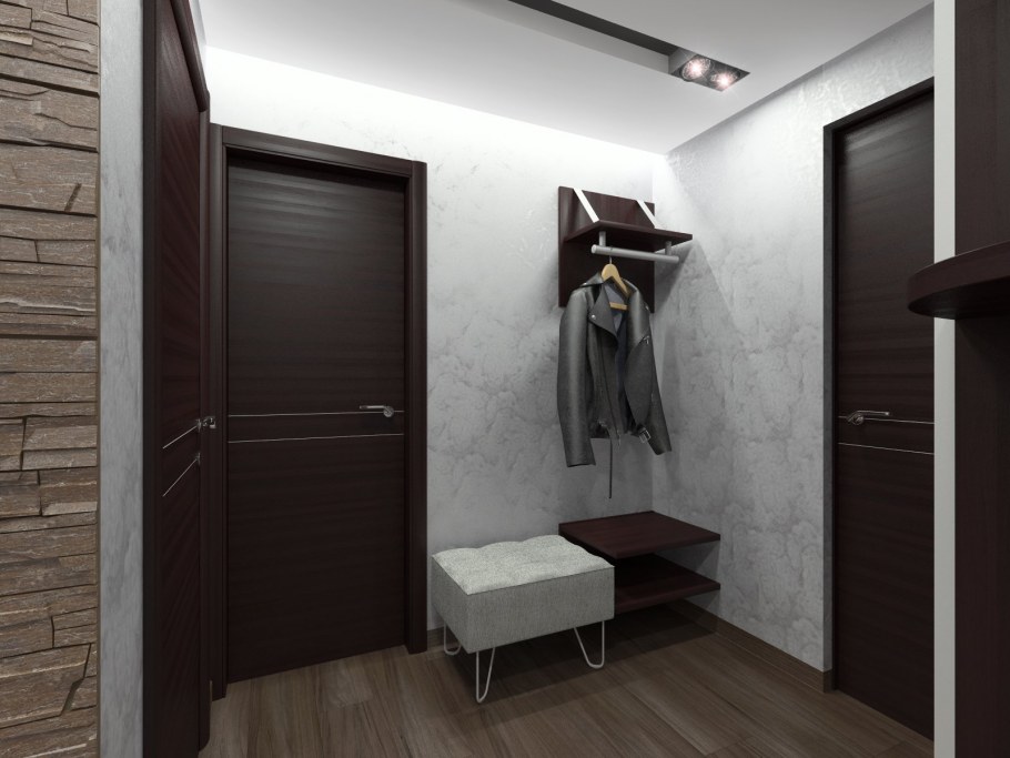 Прихожая для узкого коридора в хрущевке