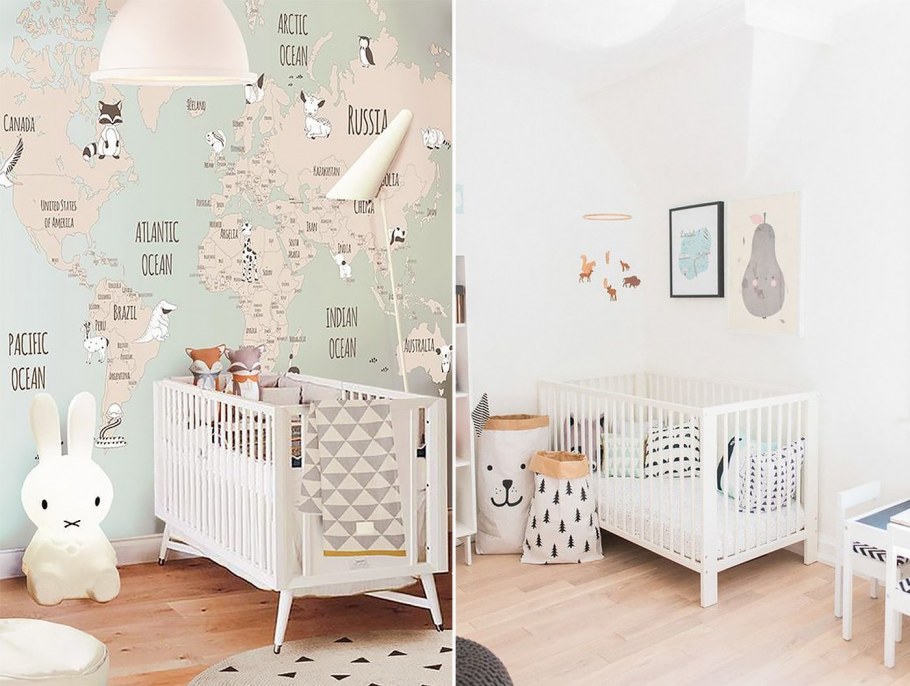 Фреска в детскую Скандинавский стиль