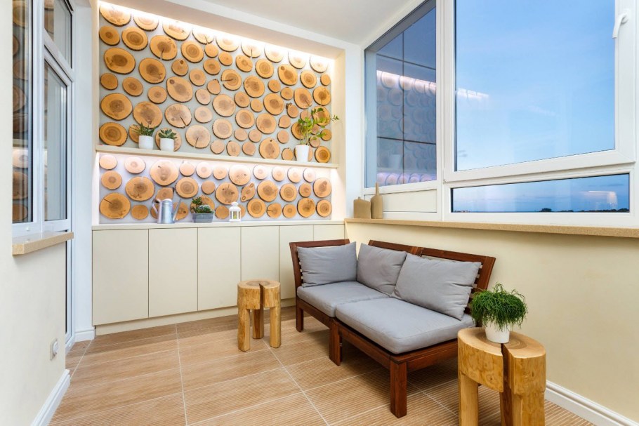 Лоджия в японском стиле