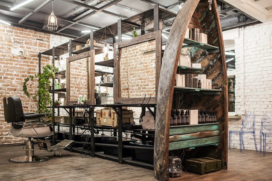 Салон в стиле лофт