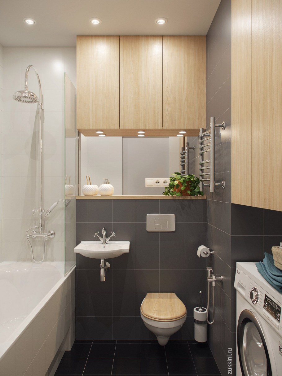 Малогабаритная ванная комната