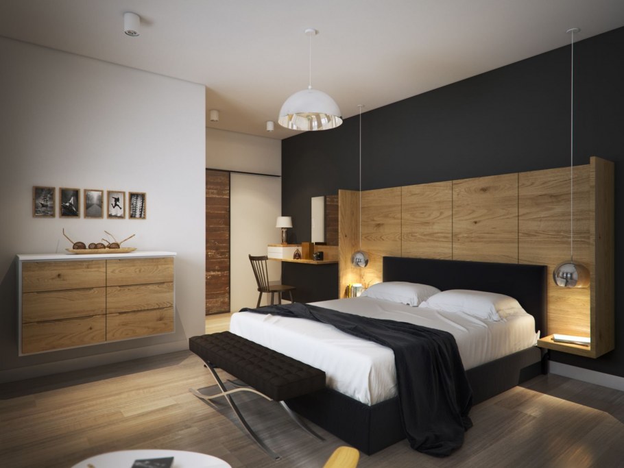 Спальня в минималистическом стиле