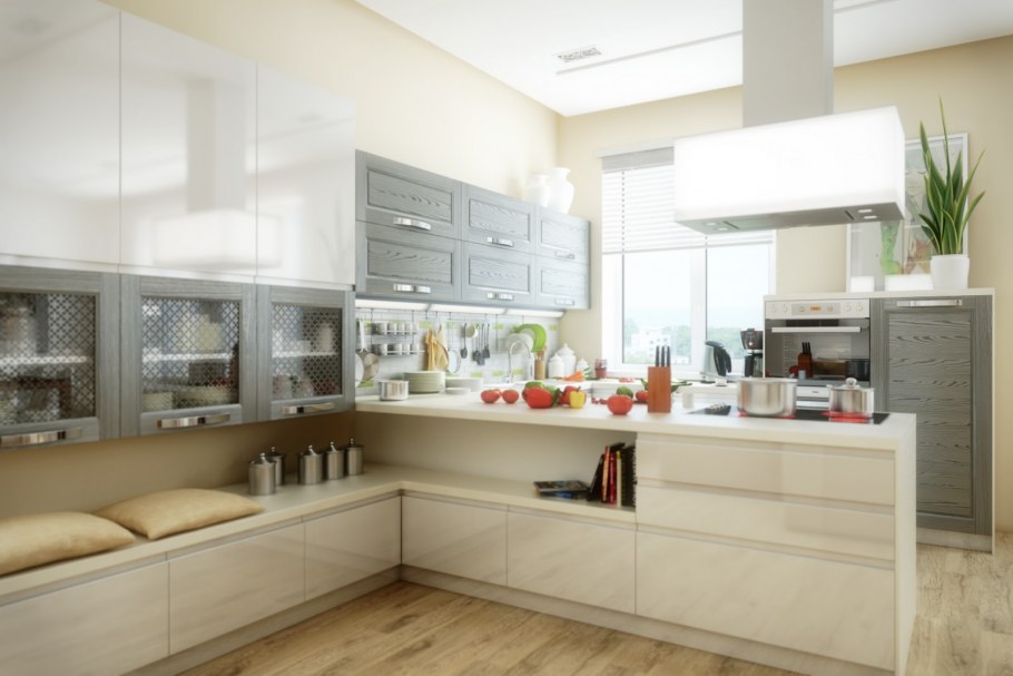 Кухня София мокко кофе с молоком шоколад модульная