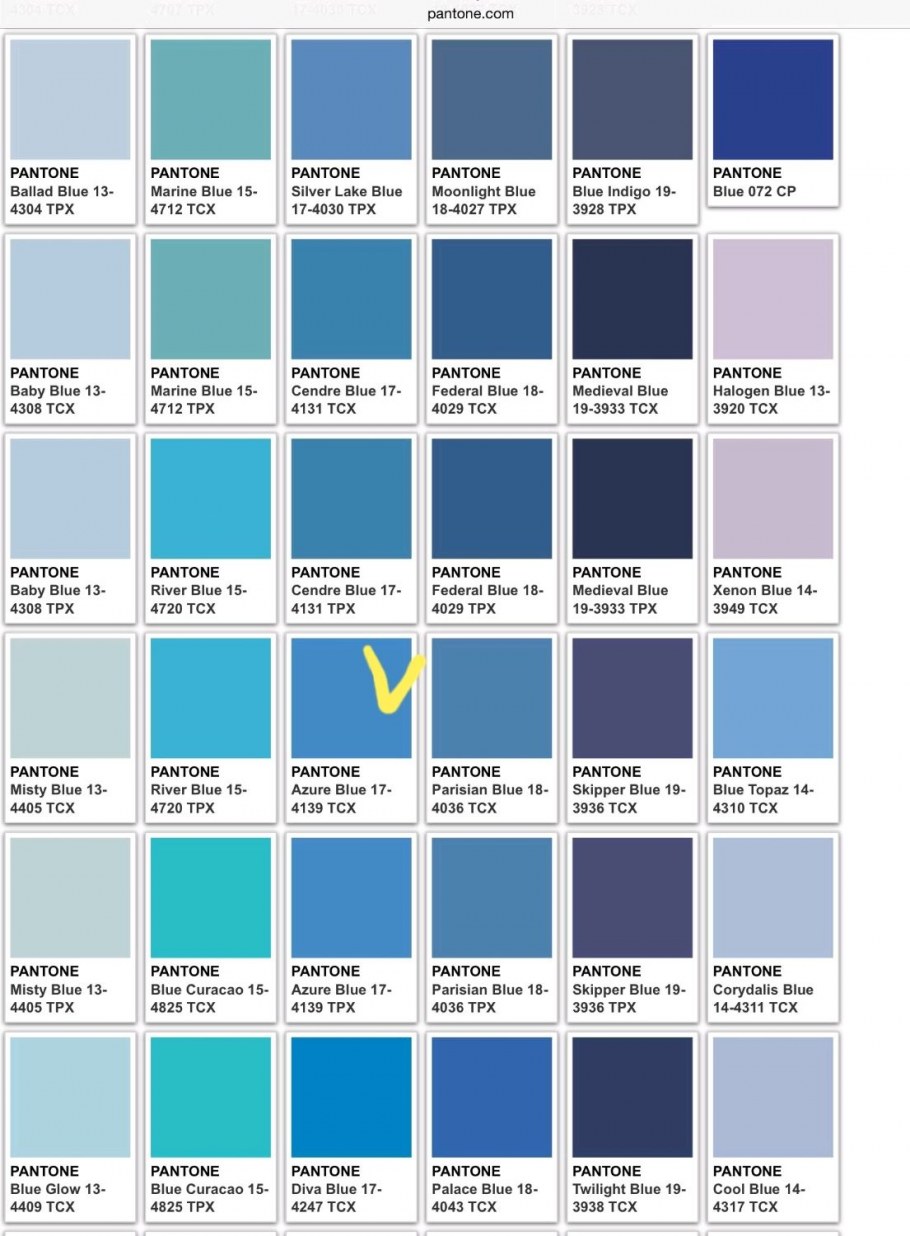 Пантон 13-4308 TPX