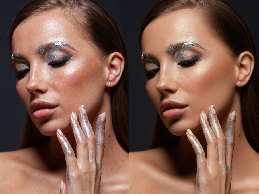 Цветокоррекция техническая ретушь