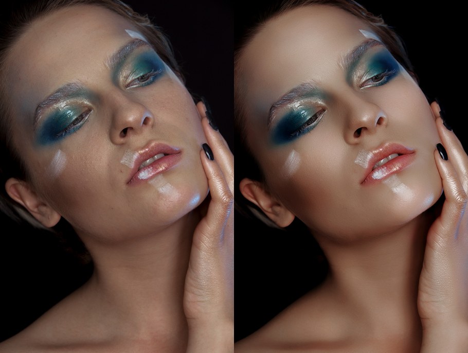 Сложная ретушь