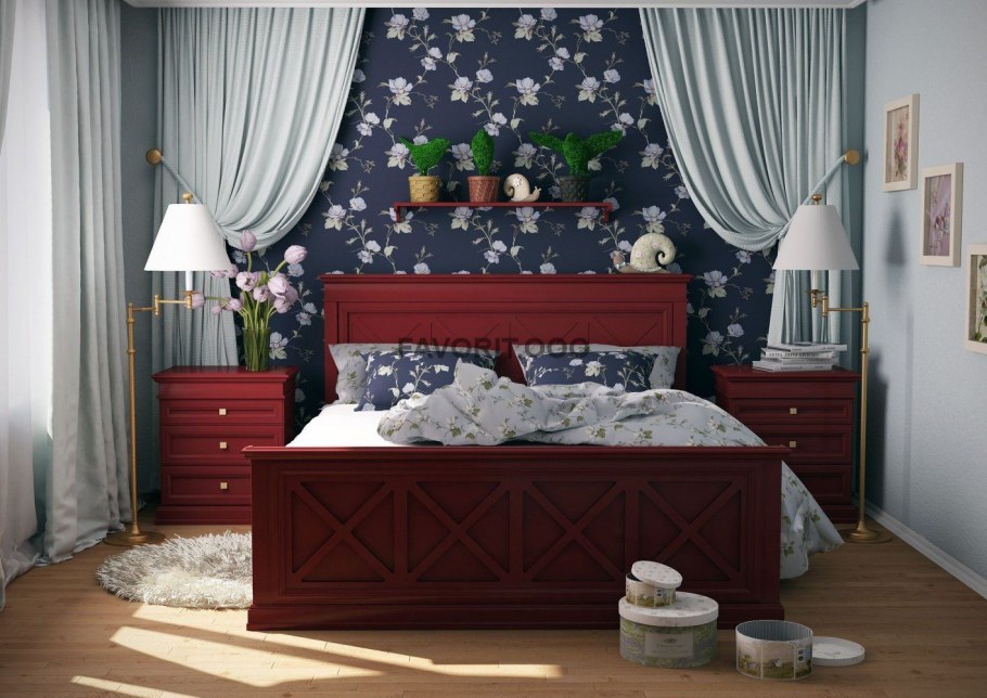 Кровать Provence Noir&Blanc