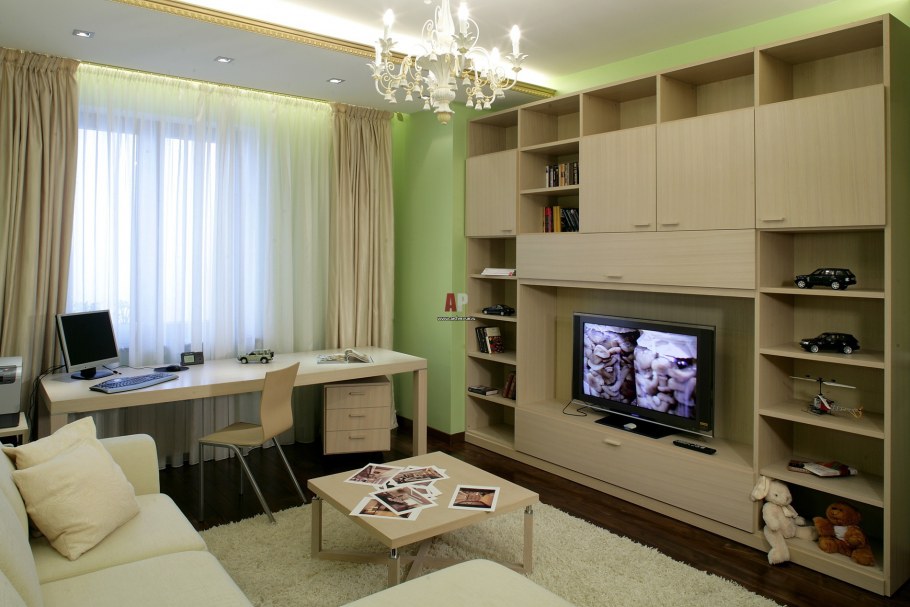 Зал комната для подростка