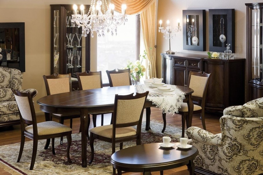 Обеденные столы для гостиной
