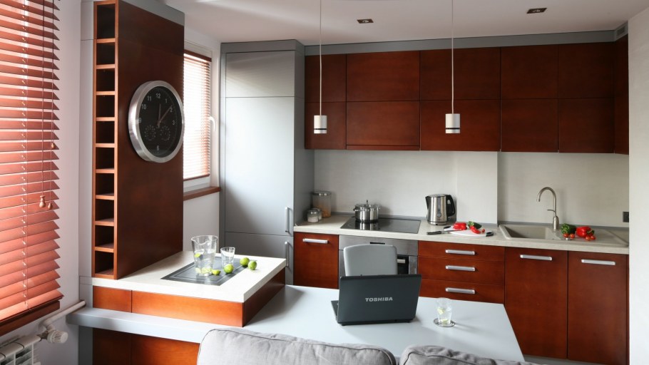 Интерьер маленькой кухни 7 кв.м