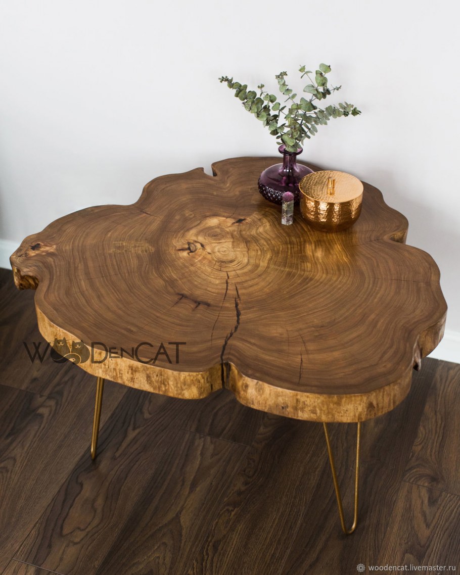 Спил карагач журнальный столик