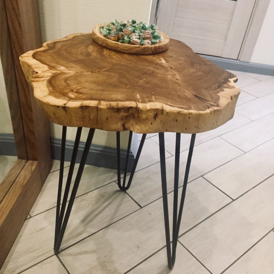 Стол массив плюс торцевой спил