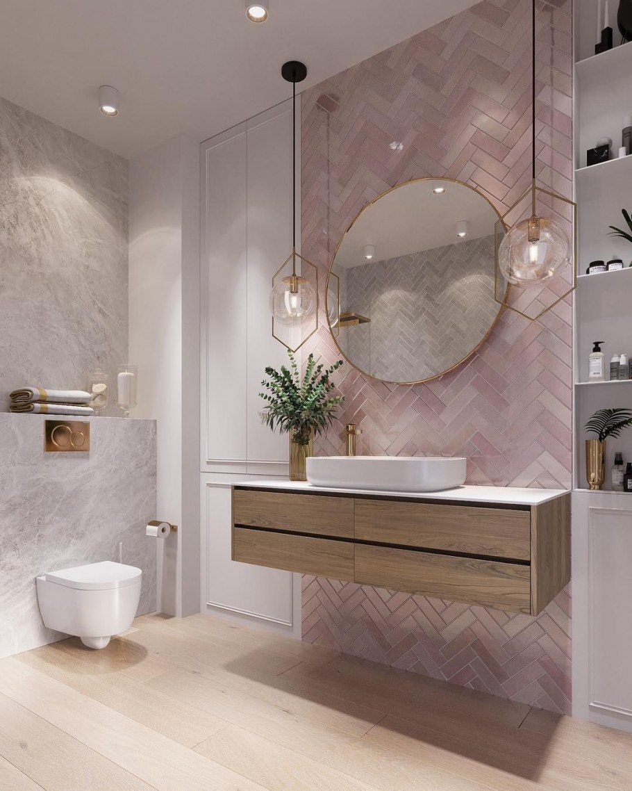 Ванная под мрамор