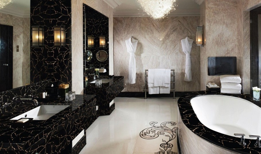 Плитка из оникса с подсветкой