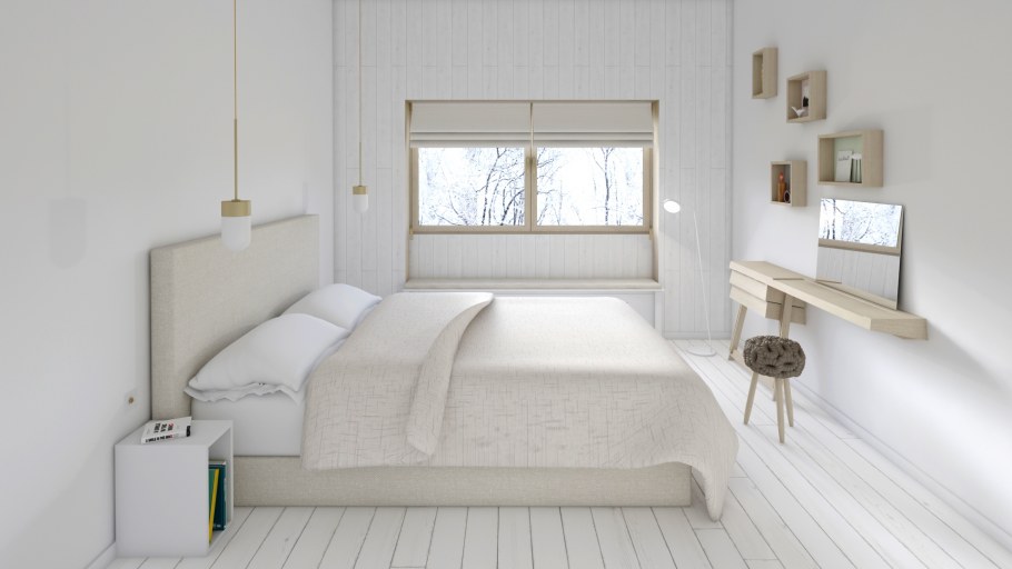 Светлая спальня