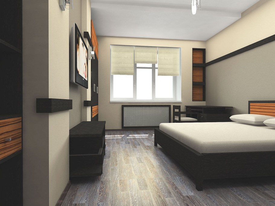 Интерьер спальни Минимализм