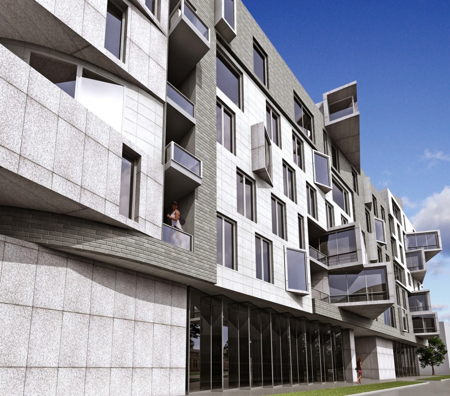 Фасады жилых комплексов