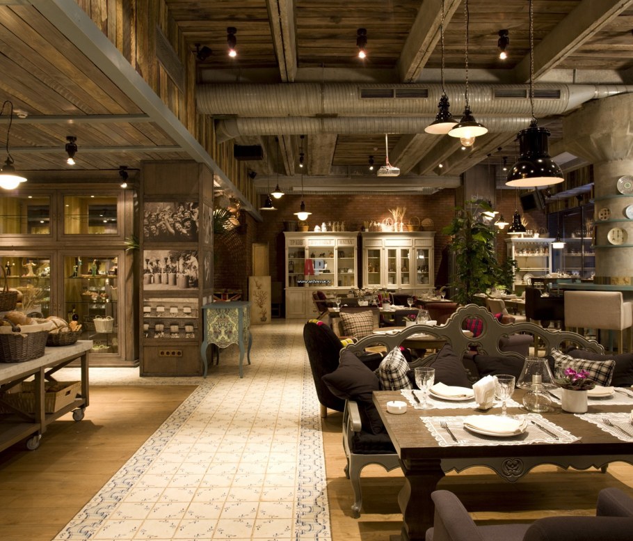 Итальянские мотивы в интерьере кафе