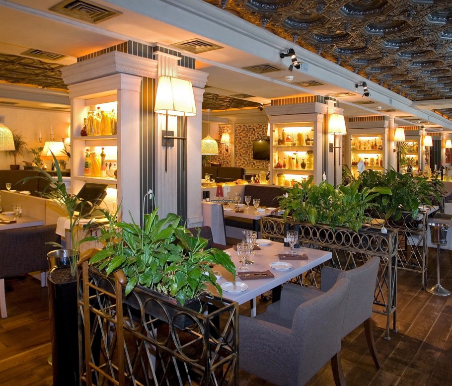 Итальянское кафе интерьер