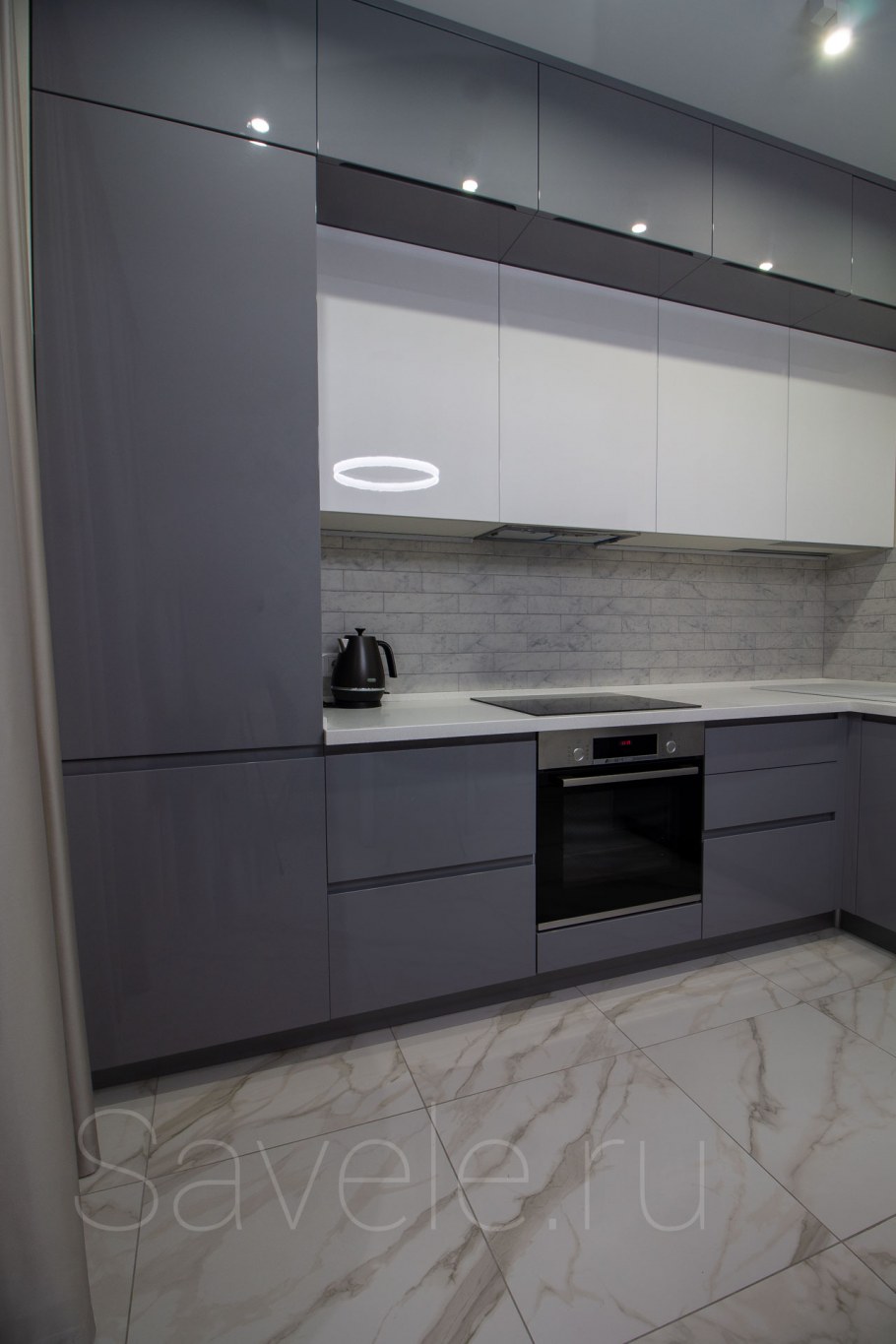 Кухни с антресолями Интегро