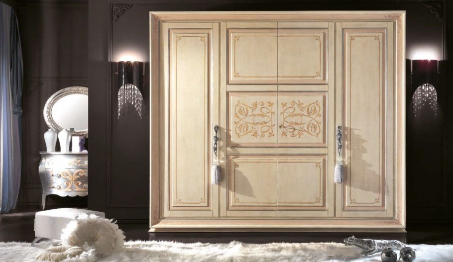 Итальянские шкафы купе фабрика sma с зеркалом