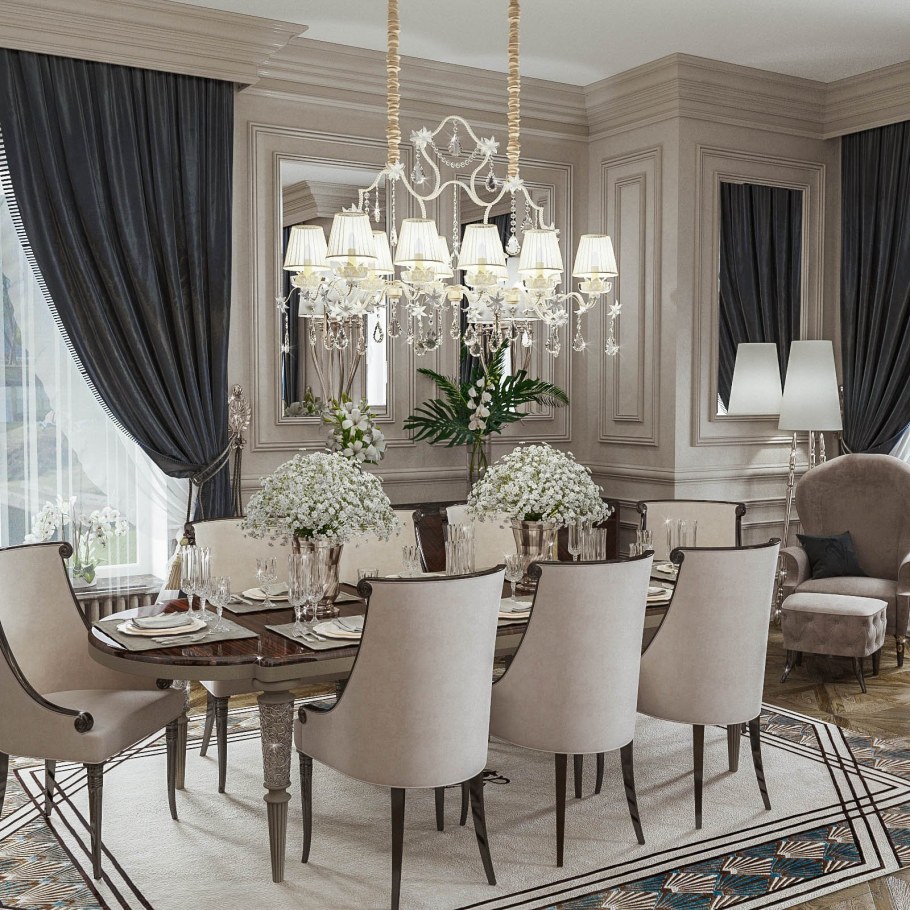 Гостиная Неоклассика Тиффани