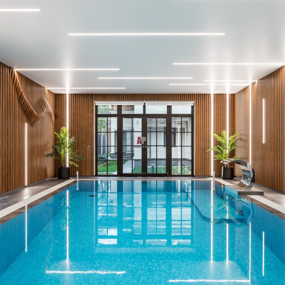 Частный бассейн интерьер