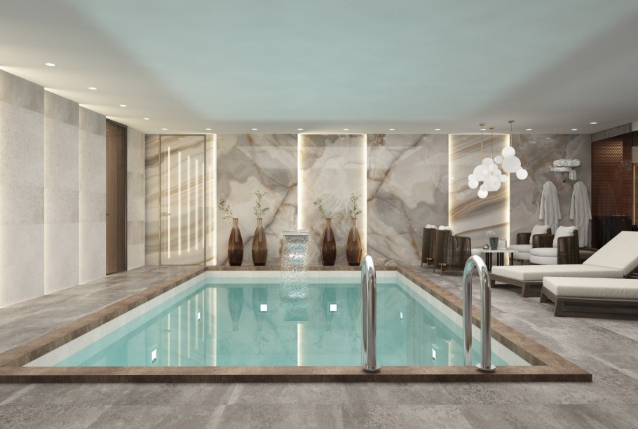 Дом с внутренним бассейном