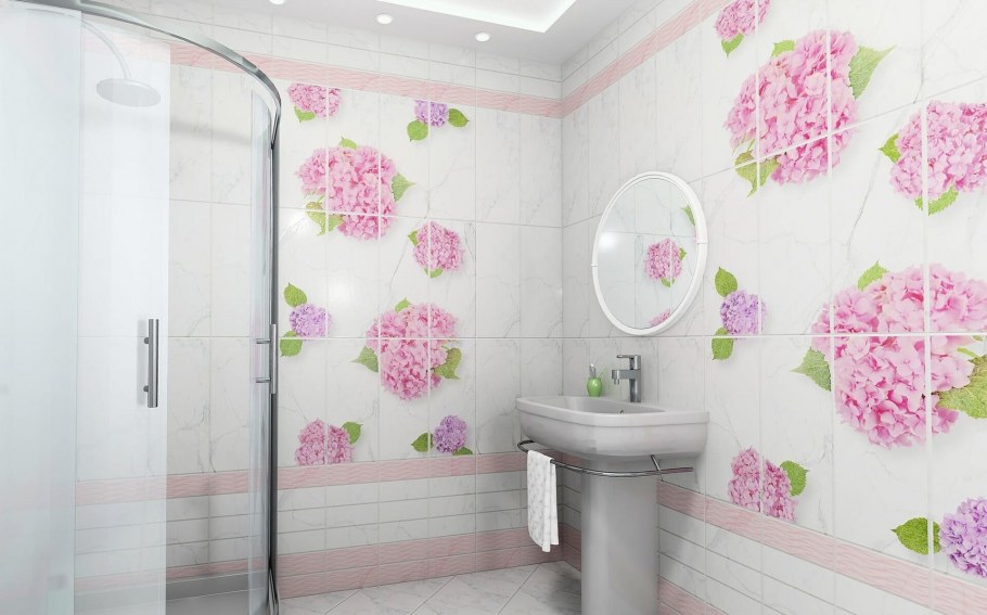 Панели ПВХ гортензия 861