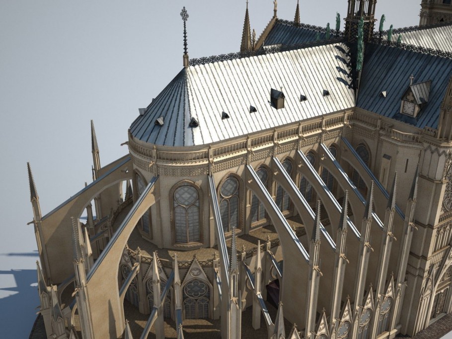 Аркбутаны собора Парижской Богоматери