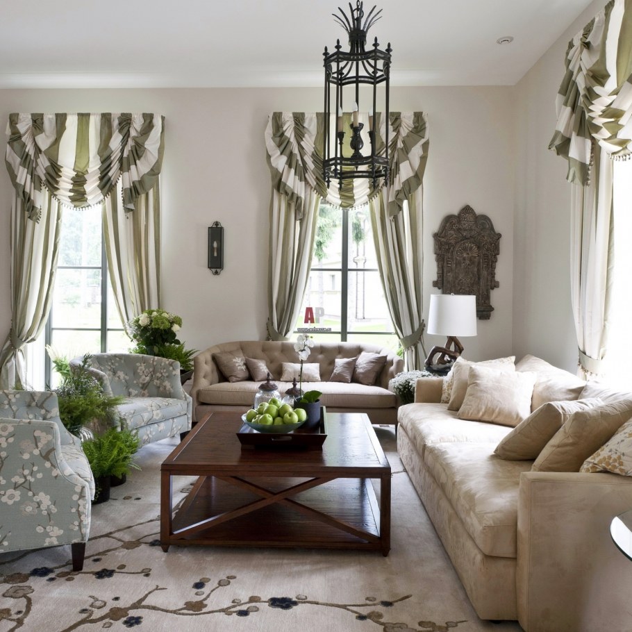 Шторы в американском стиле