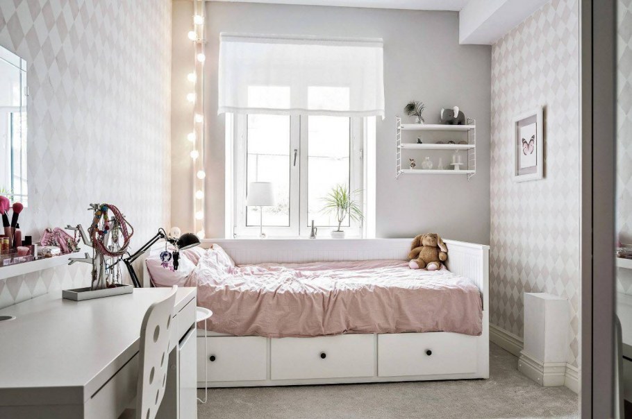 Светлая комната для девочки подростка