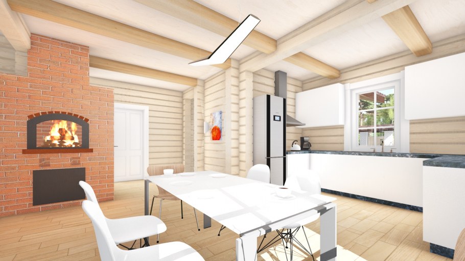 Интерьер под старину в деревенском стиле