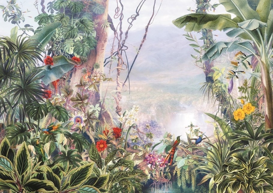 Аффреско листья тропические