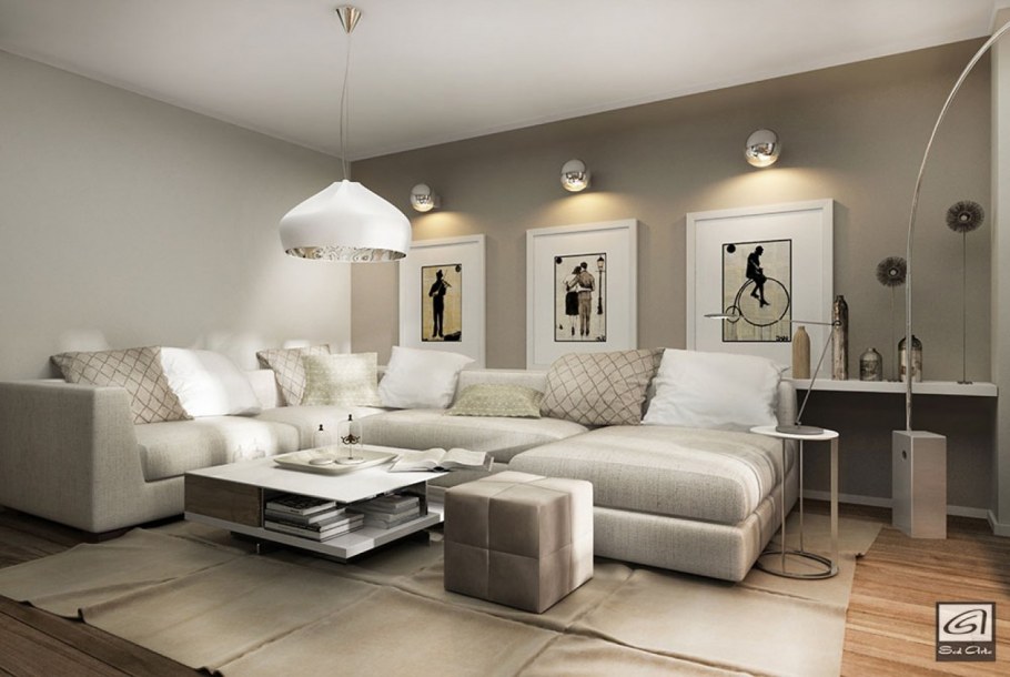 Кремовый цвет в интерьере