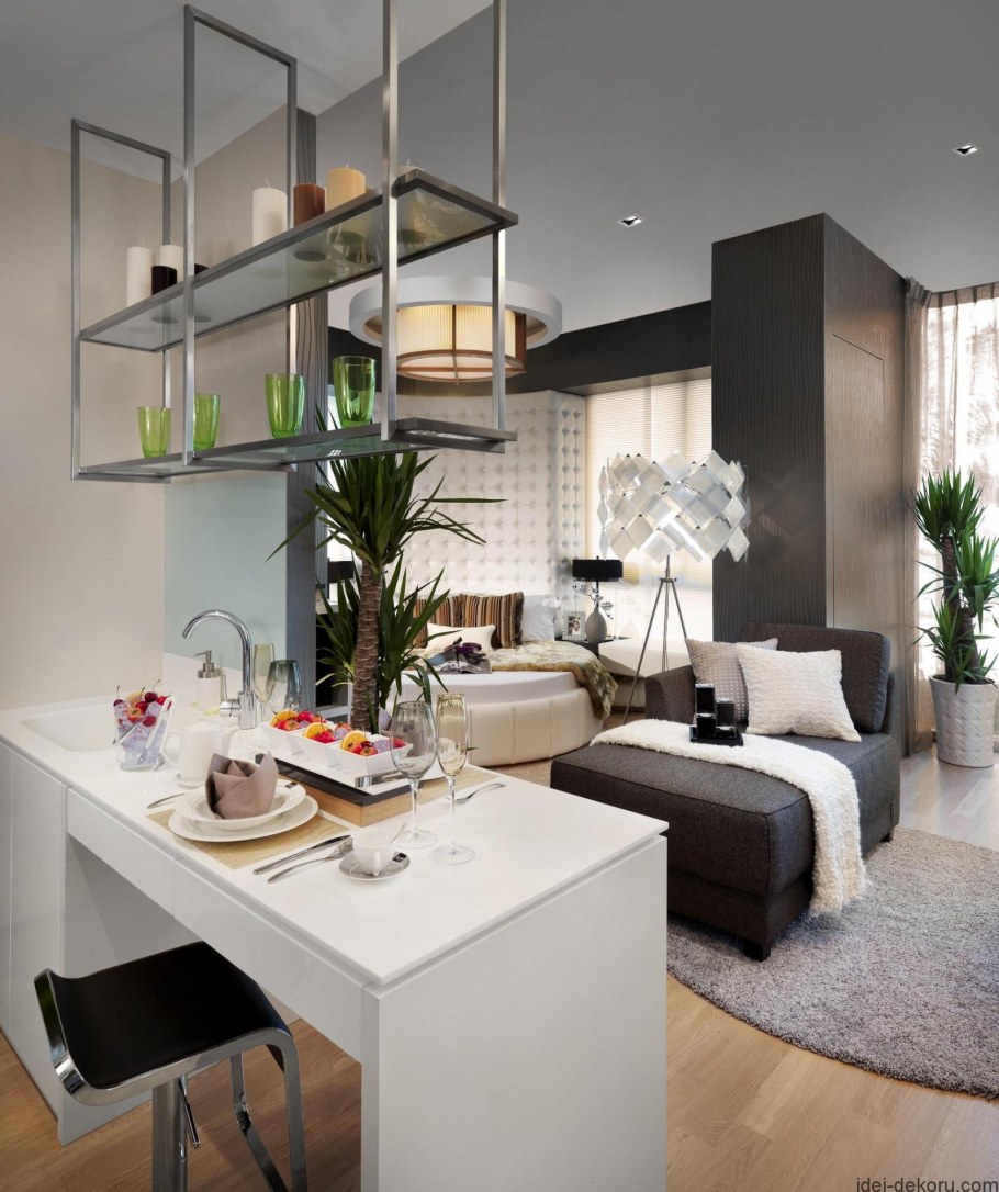 Стильные интерьеры маленьких квартир