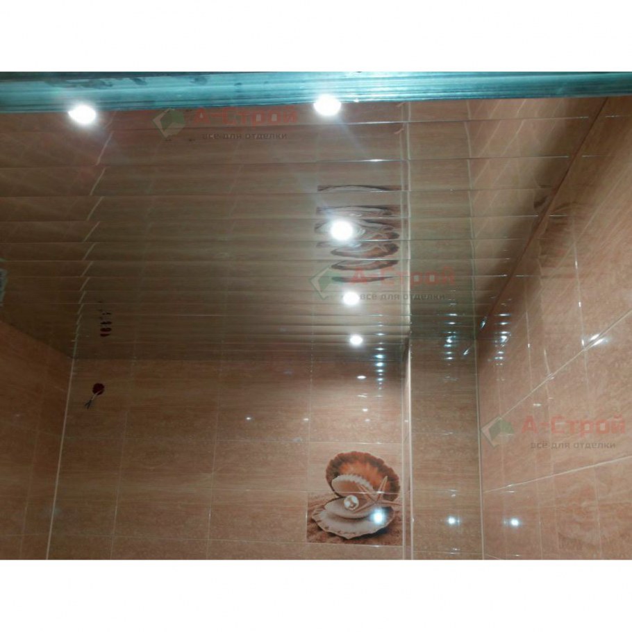 Кубообразный реечный потолок