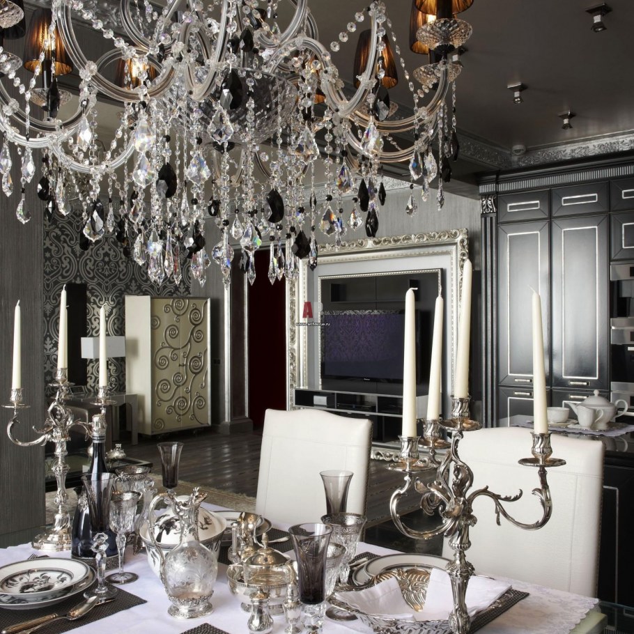 Золото и серебро в интерьере