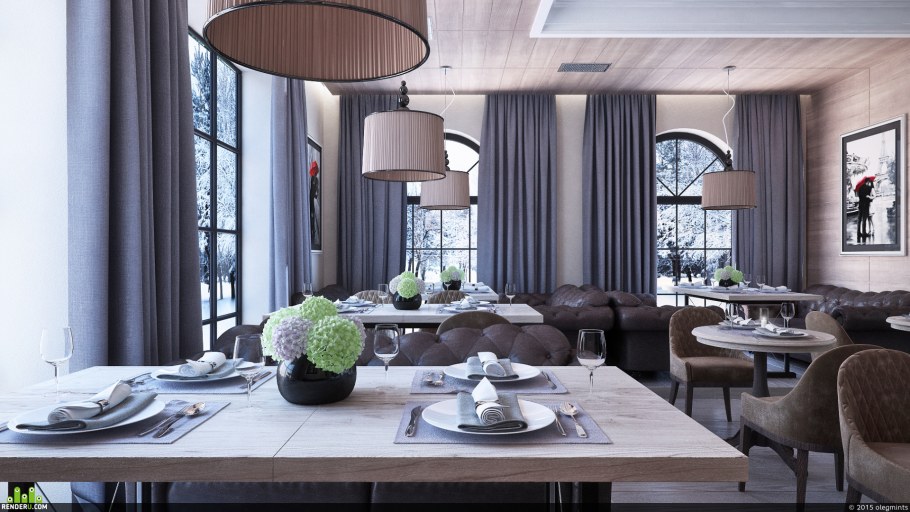 Ресторан в современном стиле