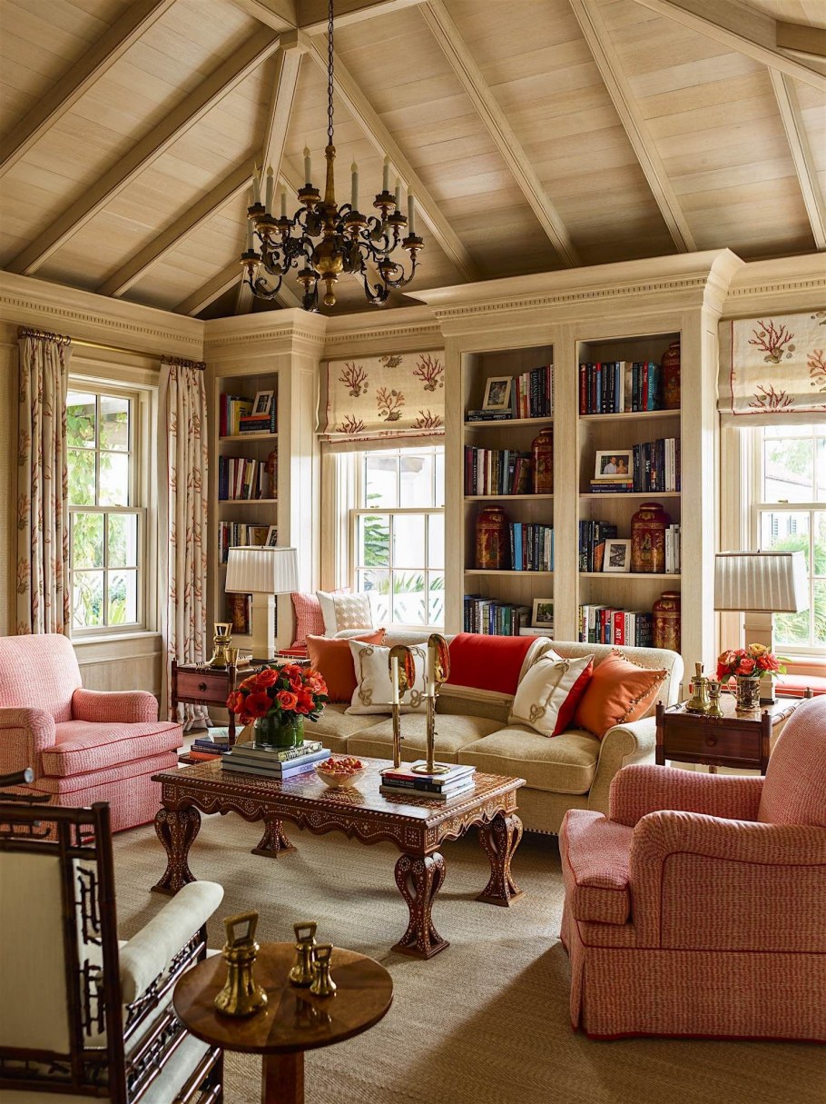 Гостиная в стиле Кантри