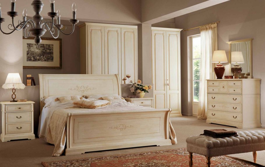 Элитная итальянская спальня Ducale patinata BDR 1