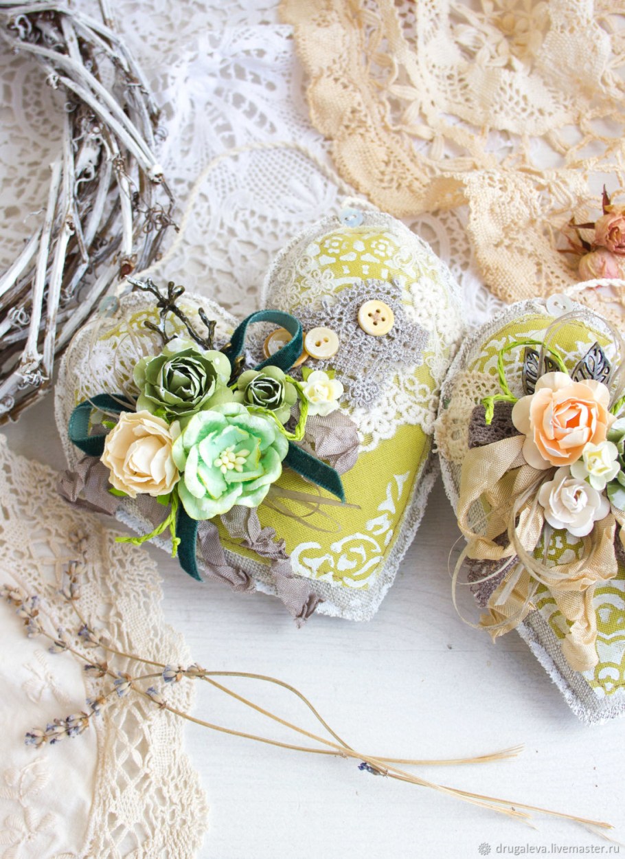 Сердце Тильда шебби Шик