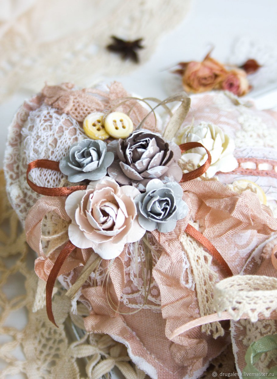 Сердечка Тильда шебби Шик