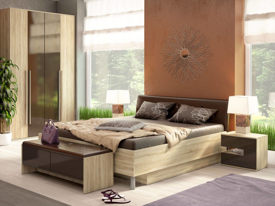 Кровать r-Home 1.6 Loft Alberta Браун