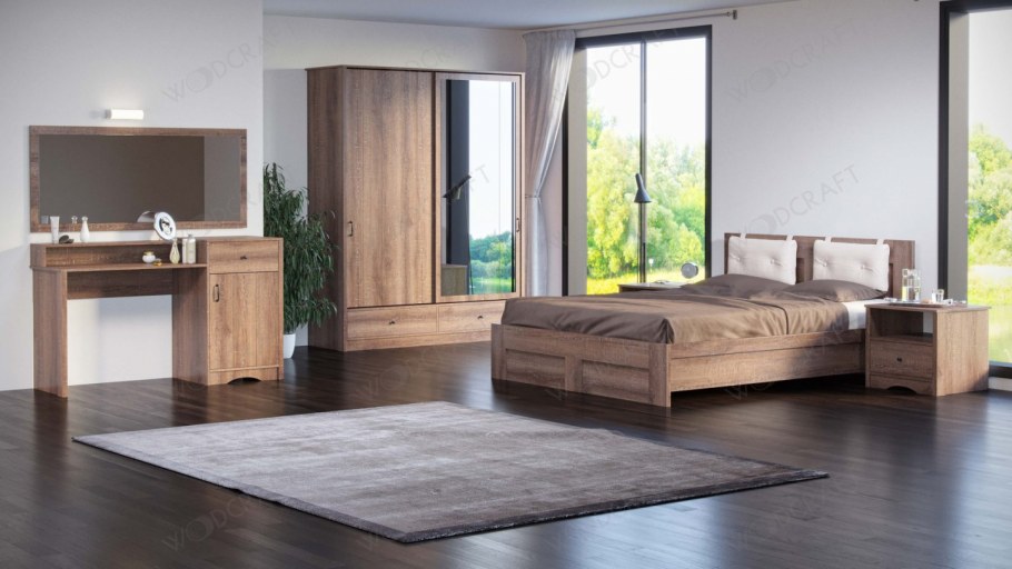 Спальня дуб Гамильтон